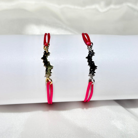 Bracelet EVA OR/ARGENT cordon
