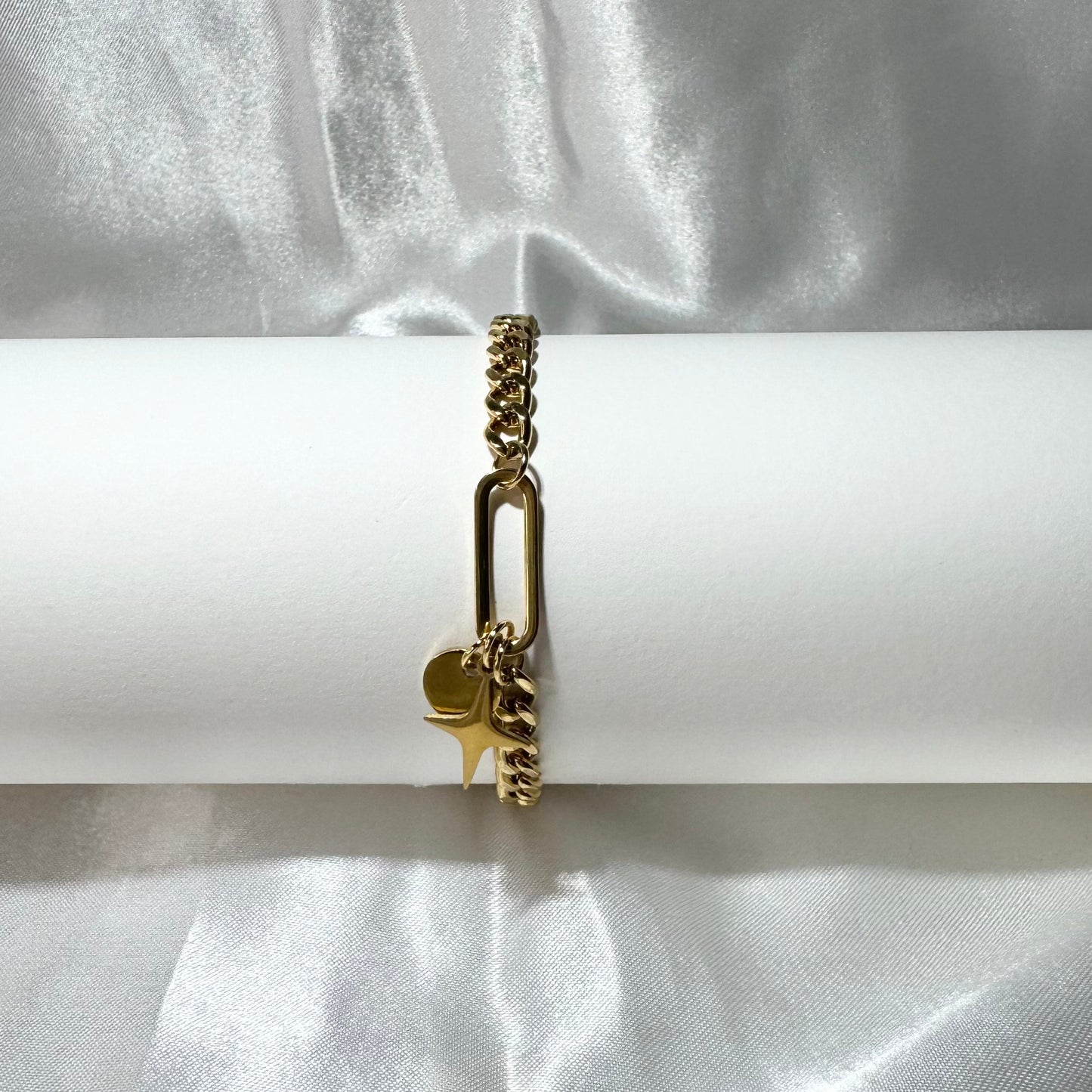 Bracelet AGLAE OR/ARGENT Chaine