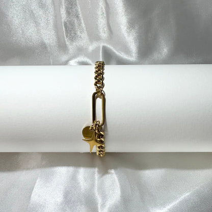 Bracelet AGLAE OR/ARGENT Chaine