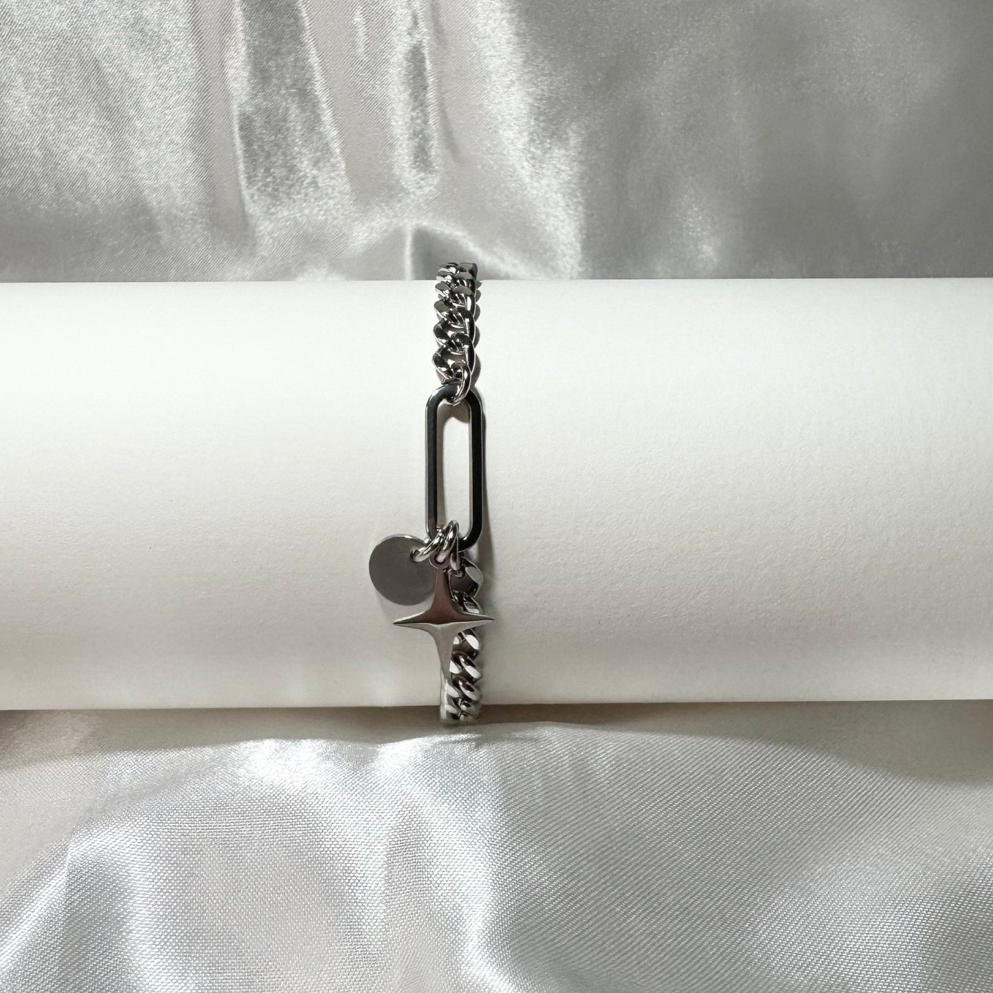 Bracelet AGLAE OR/ARGENT Chaine